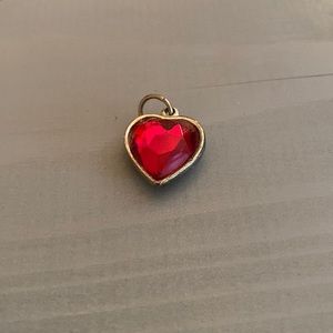 Garnet Looking Necklace Charm!